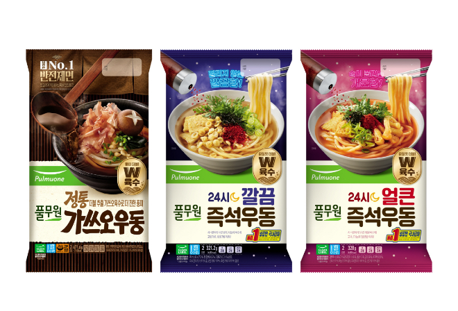 풀무원 우동 3종. ⓒ 풀무원