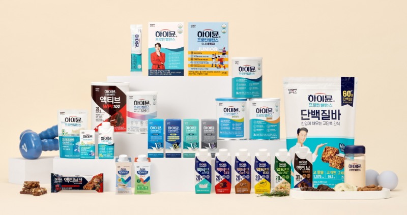 ▲일동후디스 하이뮨, 단백질 건강기능식품 생산 실적 1위