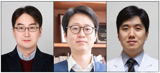 (왼쪽부터)한국과학기술연구원(KIST) 바이오닉스연구센터 김형민 박사, 경희대학교 한의학과 김선광 교수, 한림대학교동탄성심병원 신경과 김재호 교수 (한림대동탄성심병원 제공)