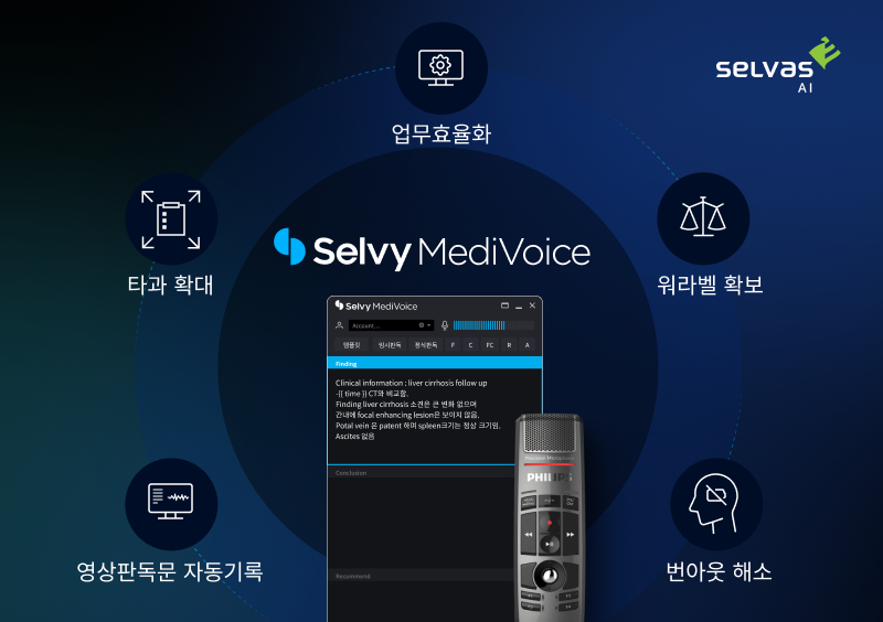 셀바스AI, 대구파티마병원 핵의학과에 AI 의료 음성인식 확대 적용….의료진 업무 편의 증진 기대
