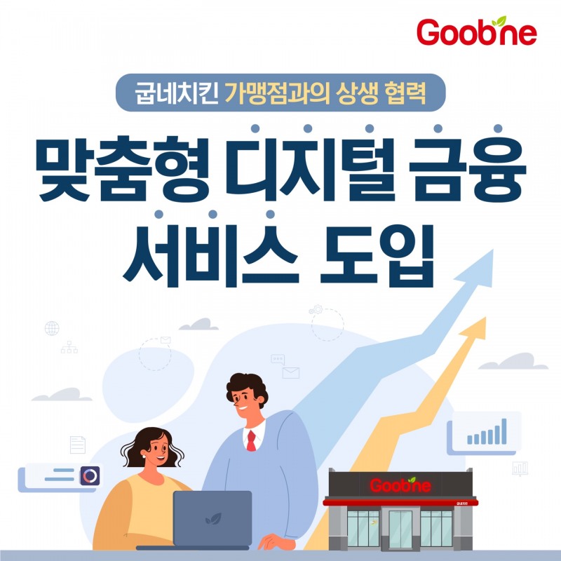 ▲ 굽네, 가맹점 편의 제고 위해 맞춤형 디지털 금융 ‘서비스형 뱅킹’ 도입 (사진 제공=지앤푸드)