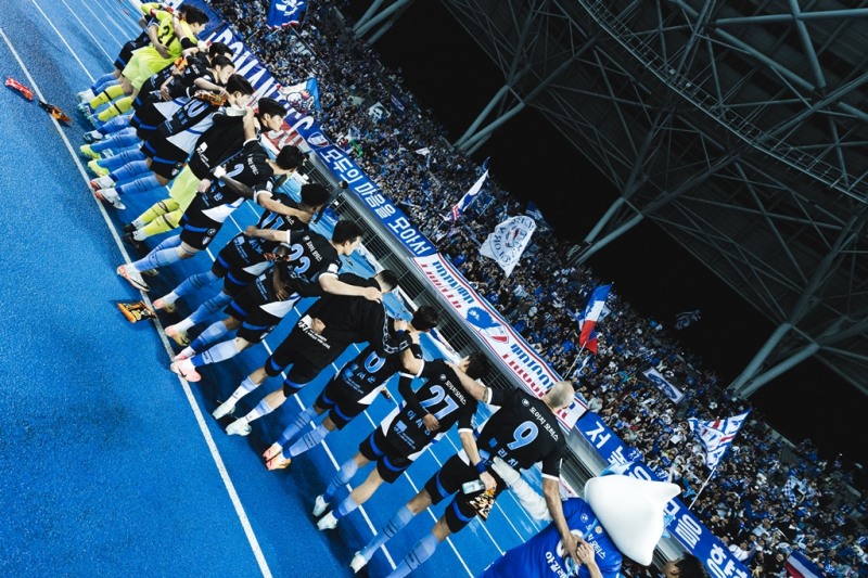 FC안양전 승리 기념 사진