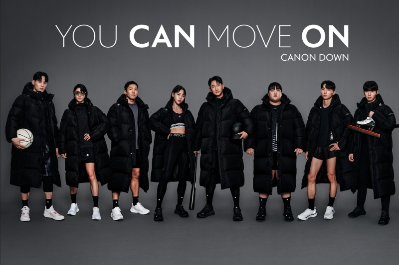 데상트, 스포츠 스타들과 함께한 캐논(CANON) 다운, ’YOU CAN MOVE ON’ 캠페인 공개