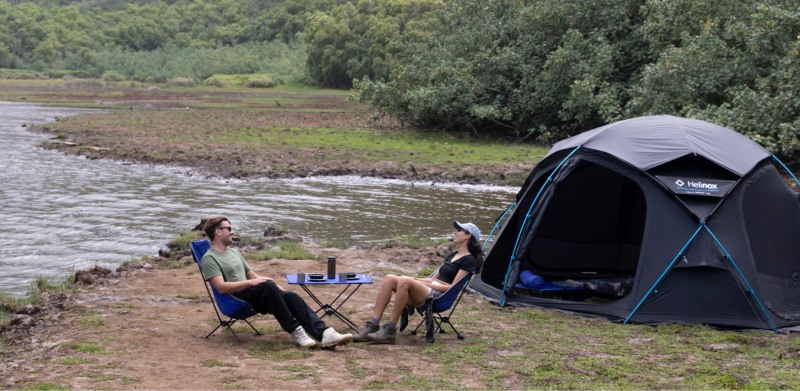 헬리녹스의 체어와 테이블, 텐트 (헬리녹스 제공)