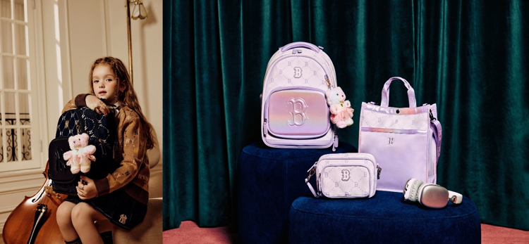 MLB키즈 뉴럭스 모노그램 책가방 세트 (MLB키즈 제공)