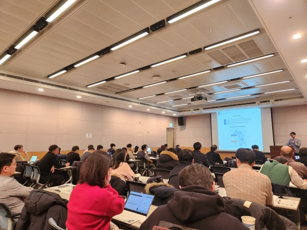 지난 3월 한국미래기술교육연구원 개최 한 전기차 화재 관련 기술 세미나 현장