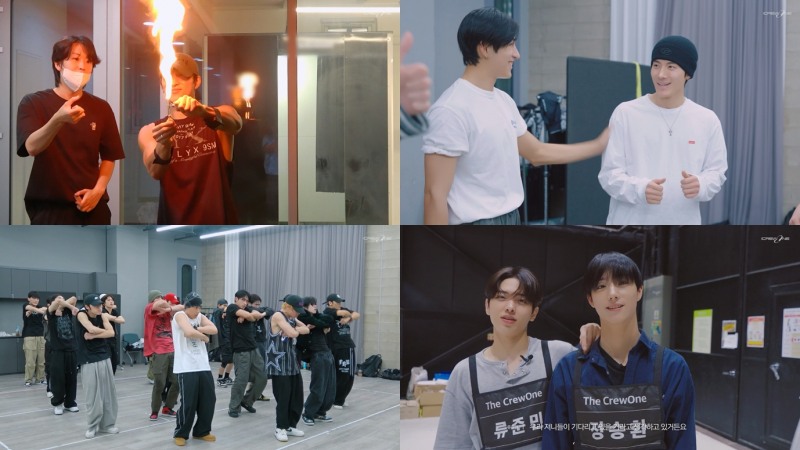 더크루원, ‘로투킹’ 2차 경연 비하인드 공개 유쾌한 마술 레슨 현장 포착