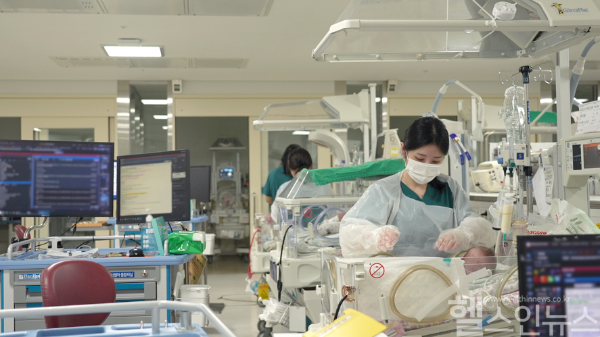 신생아중환자실 전경 (계명대 동산병원 제공)