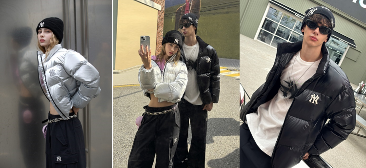 유광과 메탈 트렌드를 가미한 제품들이 돋보인다. (MLB 제공)