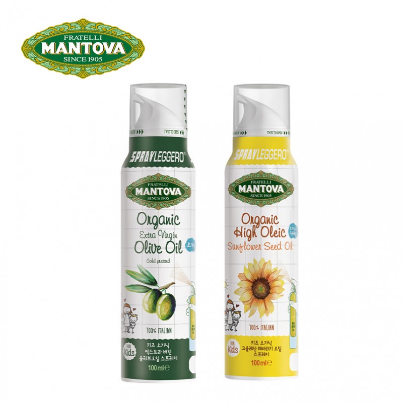 만토바, 키즈 오가닉 오일 스프레이 2종 출시