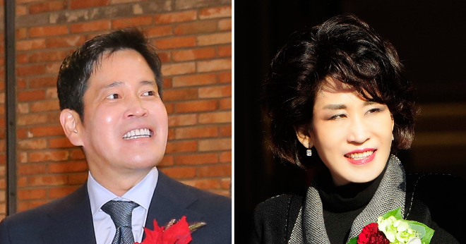 신세계그룹 정용진·정유경 남매. ⓒ연합뉴스