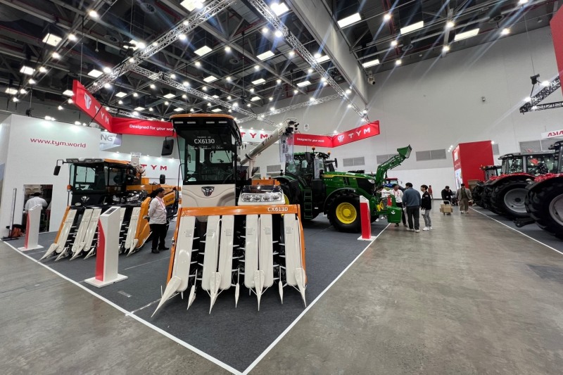 'KIEMSTA2024'에 참가한 TYM 부스 현장 모습. (사진제공: TYM)