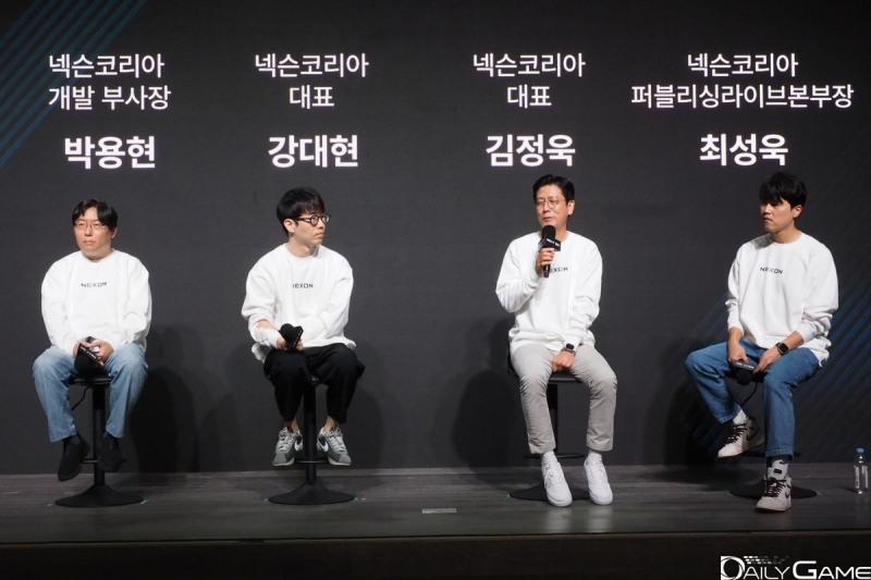 넥슨이 비전 발표 후 매출 목표 달성에 자신감을 드러냈다.