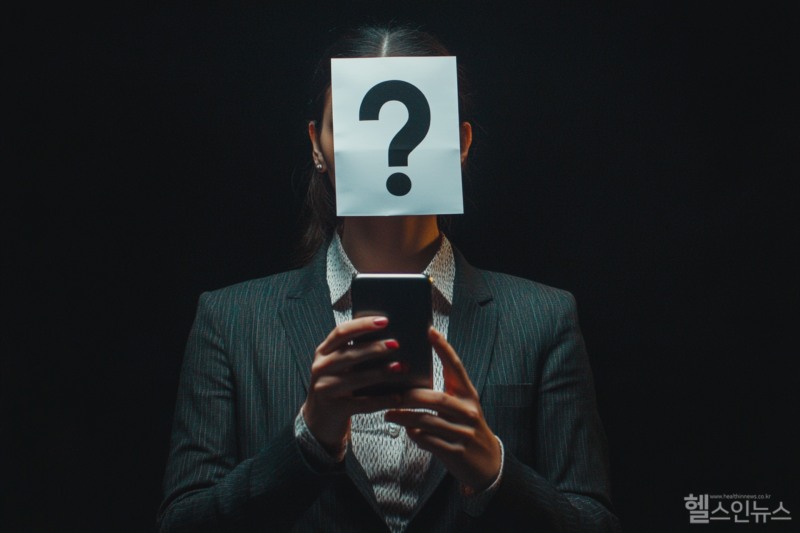 스마트폰 화면을 보는 시간이 늘어날수록 하루 평균 단어와 표정에 대해 인식하는 수가 현저히 줄어들고 있다. (AI생성이미지)