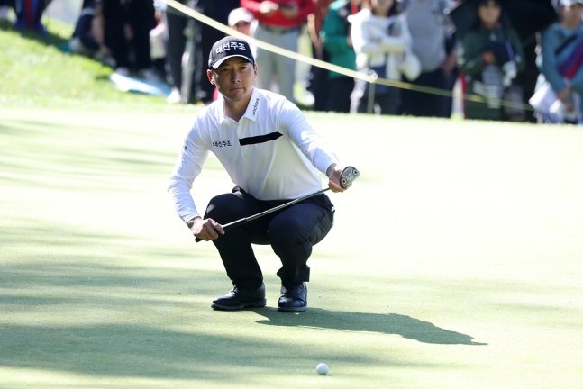 우승한 이동민의 3일 경기 모습.