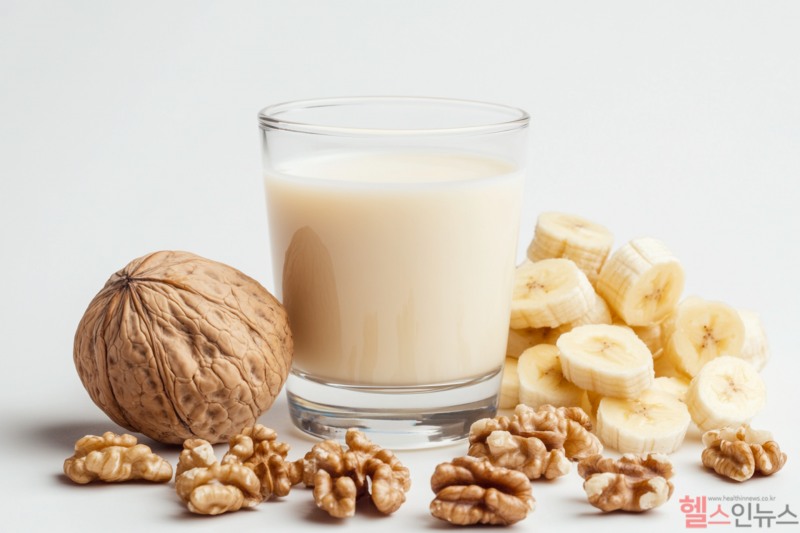 멜라토닌 함유 음식은 부족하지 않도록 꾸준히 섭취하는 것이 좋다. 수면 사이클에 도움이 된다. (AI생성이미지)