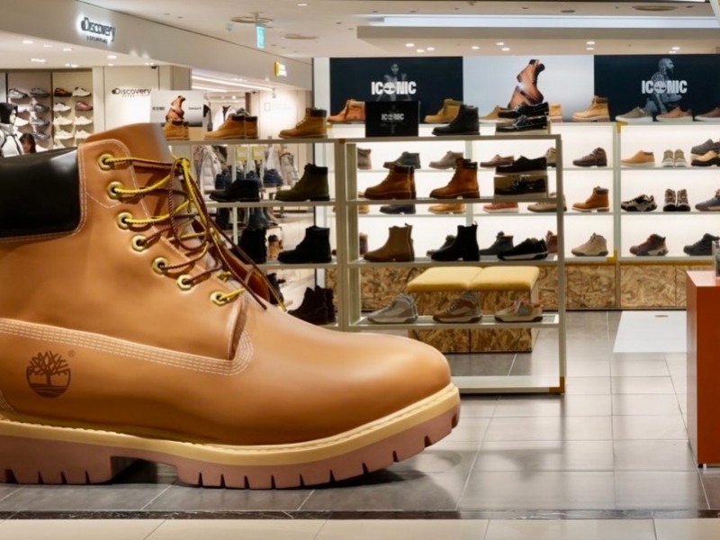 팀버랜드 롯데백화점 부산점 팝업 모습 (팀버랜드 제공)