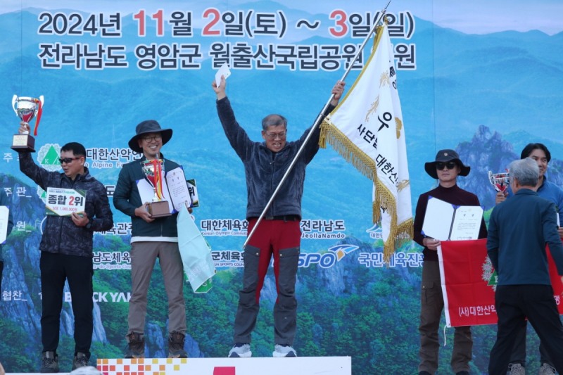 2024 월출산국립공원박람회와 함께하는 '제56회 대통령기 전국 등산대회' 종합우승 울산산악연맹