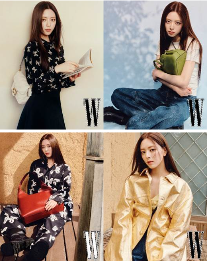 유나의 코치 화보 (더블유 코리아 제공)