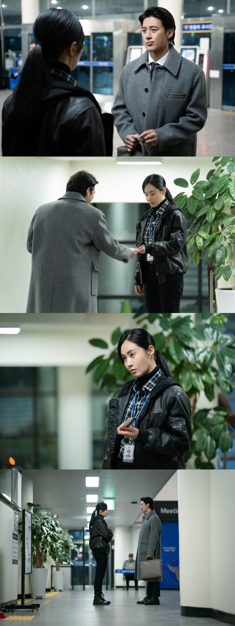 ‘가석방 심사관 이한신’ 나쁜 놈들 잡고 막는 고수X권유리, 공조 시작 알리는 첫 만남 포착