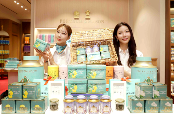 '포트넘 앤 메이슨' 녹차라인 (신세계백화점 제공)