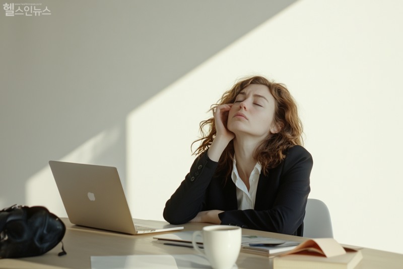 피곤할 때 커피 두 잔을 마시는 것보다 잠깐의 낮잠이 더 도움이 된다. (AI생성이미지)