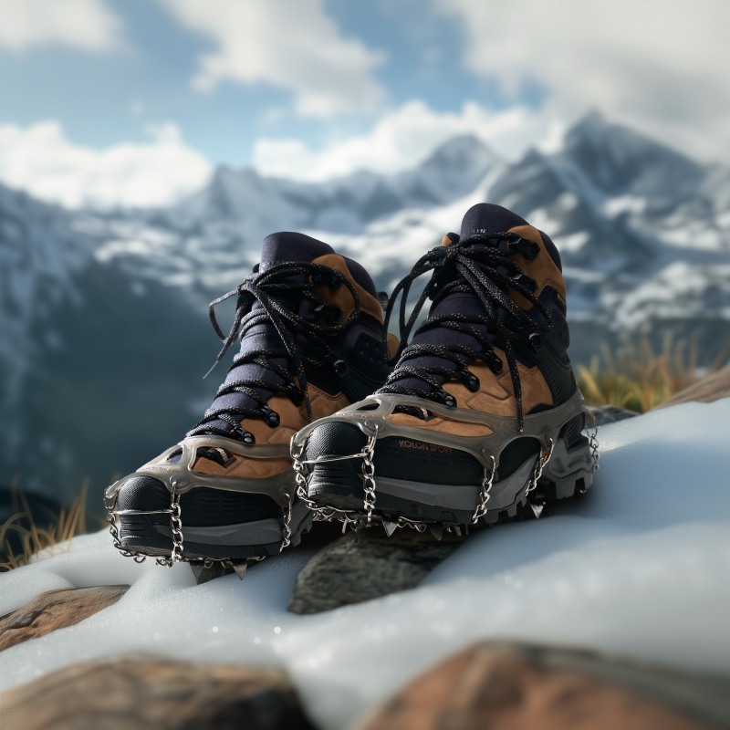 코오롱스포츠 'MOUNTAIN X'의 트레킹 슈즈 576 (코오롱스포츠 제공)