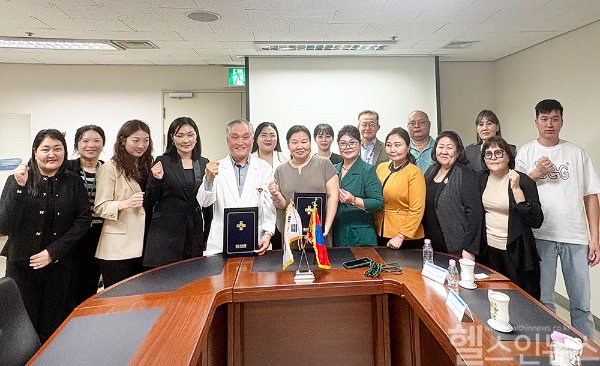 좋은강안병원-몽골 도르느고비 국립병원, 의료협약 체결 사진 (좋은강안병원 제공)