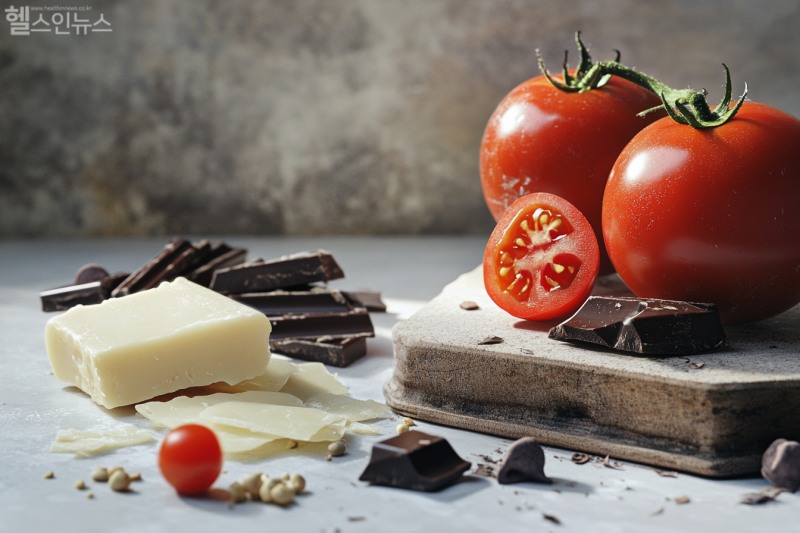 이런 음식들은 저녁보다는 낮에 섭취하는 것이 좋다. (AI생성이미지)