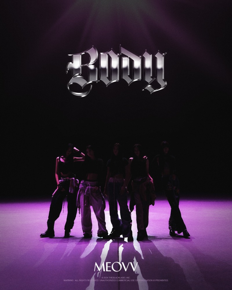 MEOVV(미야오), 초고속 컴백 신호탄…‘BODY'(바디) 실루엣 포스터 공개