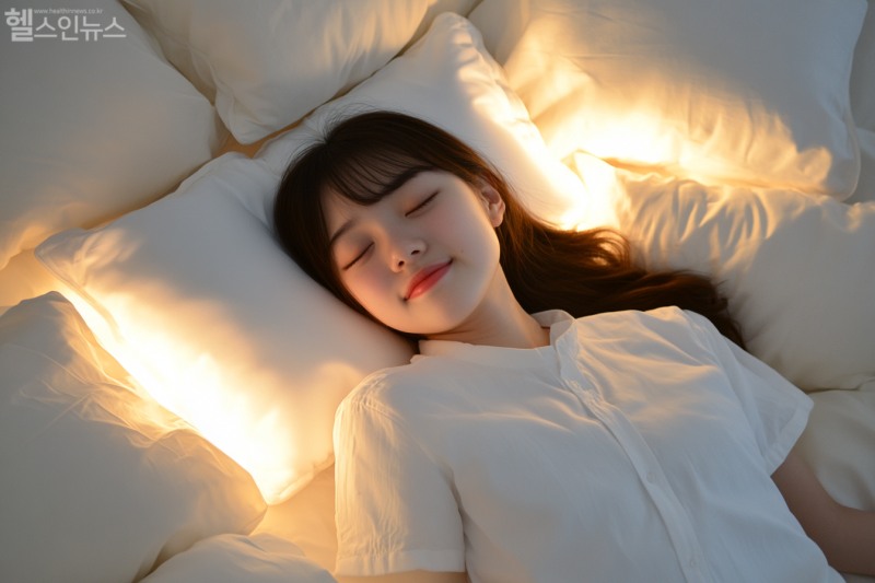 베개 높이는 사람에 따라 달라질 수 있다. 할 수 있다면 직접 베 보는 것이 좋다. (AI생성이미지)