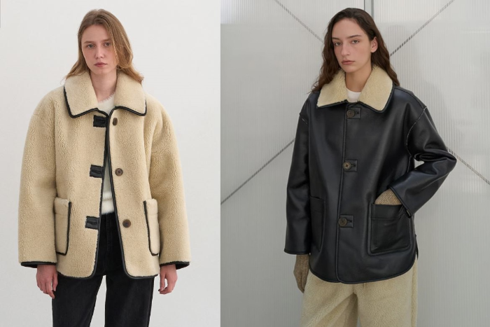 앳코너 리버시블 무스탕 재킷 (LF 제공)