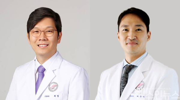 (왼쪽부터) 최일, 여운탁 한림대학교동탄성심병원 신경외과 교수