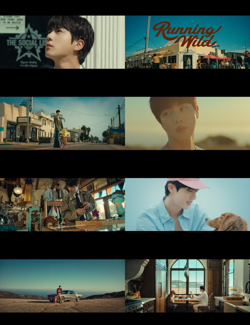 BTS 진, 신곡 ‘Running Wild’ 뮤직비디오 공개…‘지구 멸망’의 상황 속에서 빛나는 소소한 행복