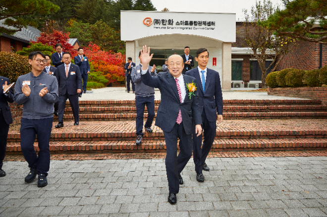 김승연 회장, ㈜한화·한화에어로스페이스 보은사업장 방문. “글로벌 방산 우위 확보”