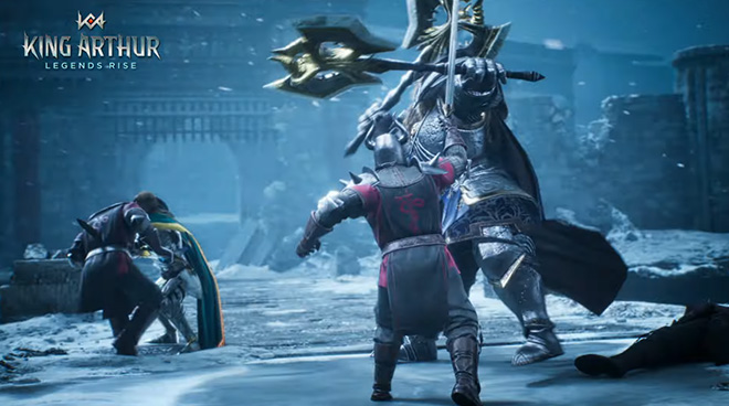 '킹 아서: 레전드 라이즈' 론칭 티저 영상 캡처. 자료 출처 : '킹 아서: 레전드 라이즈' 공식 유튜브 채널