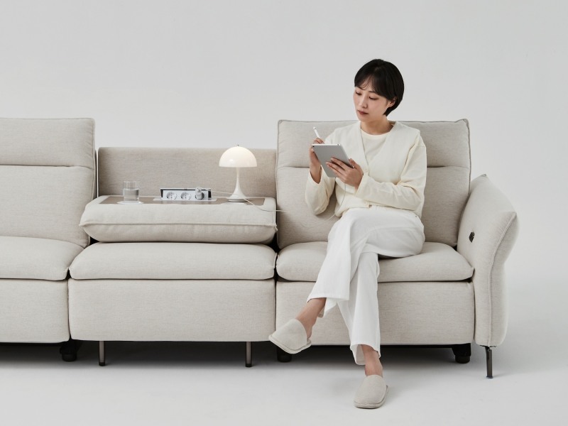 한샘 리클라이너 소파 어폰 홈바형