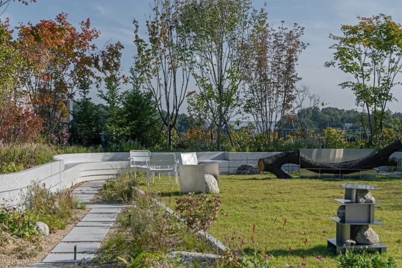 더샵갤러리 옥상정원