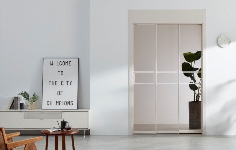 한샘 슬림소프트 3연동 중문