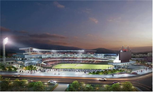 사직야구장 복합개발 투시도