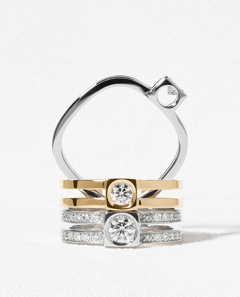 딘반(dinh van), 원형 다이아몬드와 큐브를 결합한 '르 큐브 디아망' 컬렉션 제안