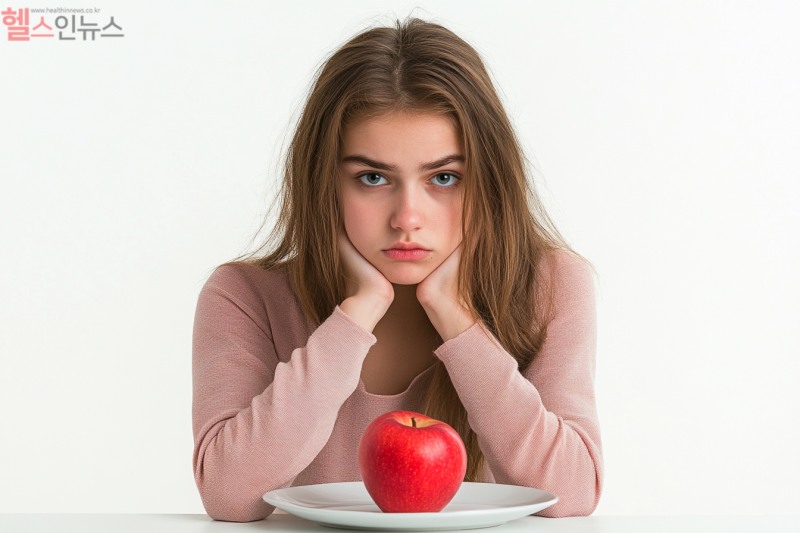 섭식장애는 청소년 유병률이 소아보다 월등히 높았고, 청소년 중 여성이 남성보다 두드러졌다. (AI이미지생성)