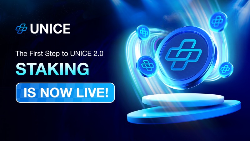 유니스, UNICE 2.0의 시작으로 스테이킹 서비스 도입