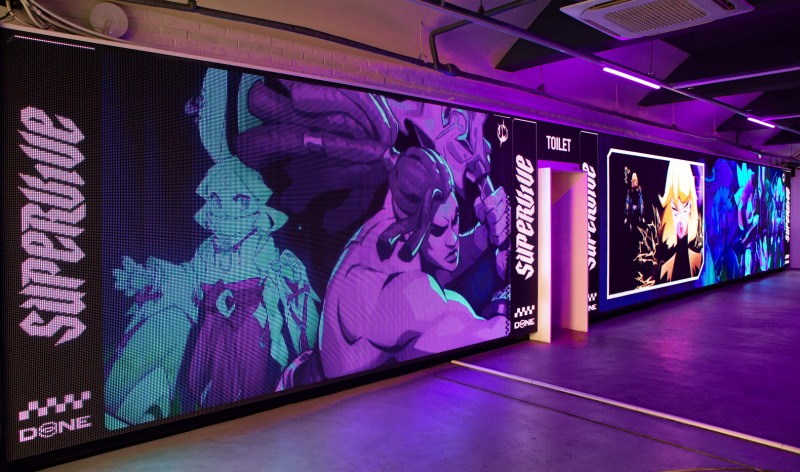 '슈퍼바이브 게임 라운지 in 성수' 현장 내부(제공=넥슨).