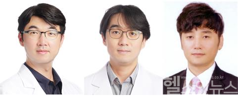 (왼쪽부터) 장우영 고려대학교 안암병원 정형외과 교수, 이준석 약리학교실 교수, 황장선 정형외과 박사 (고대안암병원 제공)