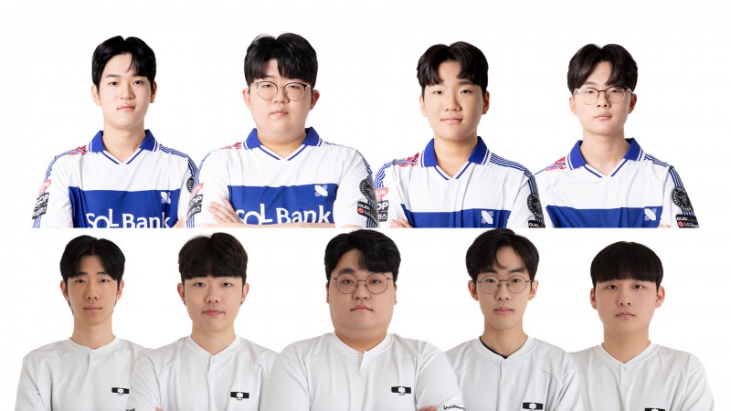 2024 PMGC 그랜드 파이널에 오른 DRX(위)와 디플러스 기아(사진=크래프톤).