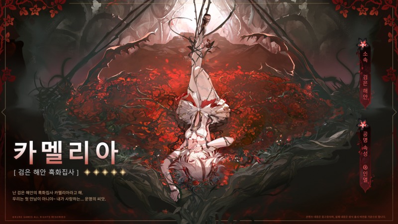 '명조: 워더링 웨이브' 신규 캐릭터 '카멜리아'(출처='명조: 워더링 웨이브' 공식 라운지).