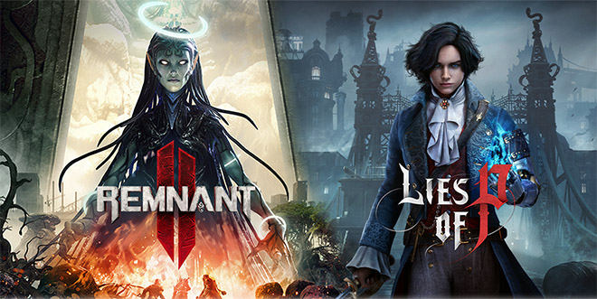 'P의 거짓'과 '렘넌트 2' 표지. 자료 제공 : 네오위즈