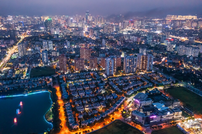 베트남 하노이 스타레이크시티 야경 ⓒ대우건설