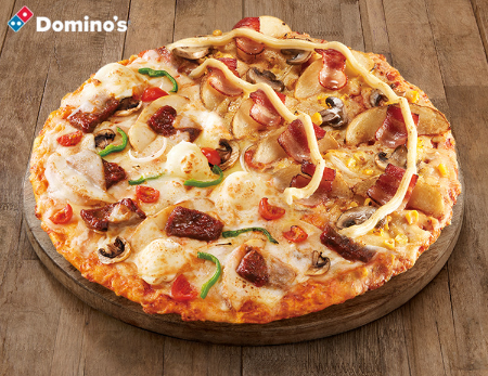 도미노피자, 겨울 신제품 '하프앤하프 피자' 출시